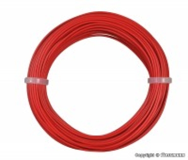 elektro Leitungen Litze Kabelring 0,14mm²,  10m,  rot, etc..................................................................................................