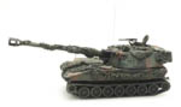 H0 mili BRD BW Panzer M109 A3G Fleckentarnung gefechtsklar, etc................................