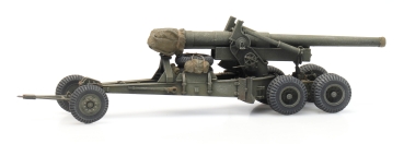 H0 mili USA US !55mm Gun M1 Long Tom transport fertig, etc......................