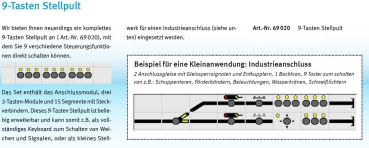 elektro Track Control 9 Tasten Stellpult, etc.................