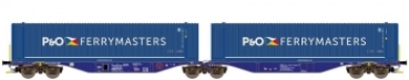 N Containertragwagen bel. 4A Ep.   " P& O "
