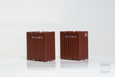 TT Ausschmückung UdSSR Kleincontainer russ. braun, St.2x, etc......................................................................................