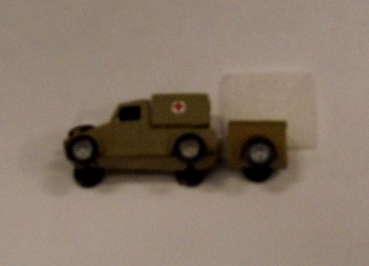 H0 mili D DR PKW VW 82/ 3, Rettungswagen mit Anhänger, Afrika Korps, etc.......................................................