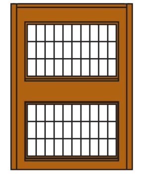 H0 Baukastensystem BS 6,82x 9,36cm Steel Sash Window