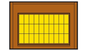 H0 Baukastensystem BS 6,82x 4,76cm Steel Sash Window