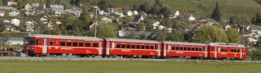 H0m Bahnfahrzeuge Ch RhB Vorortpendelzug Be 4/ 4 516, ABDt 1711, 4teilig, 2A, Ep.V, Churer Zug, etc............................................................