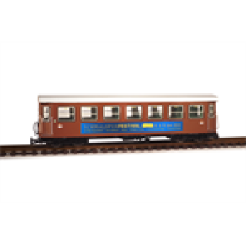 H0e Bahnfahrzeuge A NÖVOG Mariazellerbahn B 3202 Personenwagen Schmalspurbahn, 4A, Ep.6, Ötscherbär, braun, mit Logo, etc..............