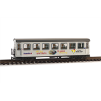 H0e Bahnfahrzeuge A ÖBB Prinzgauer Lokalbahn Personenwagen, B4ip/ s, 3244- 6, Schmalspurbahn, 4A, Ep.6, hellgrau, Drehgestell 1912, etc..........................