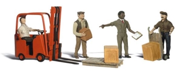 0 Figur Workers With Forklift