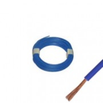DR60060 Kupferlitze 1,0mm 0,14mm" Kunststoff isoliert blau