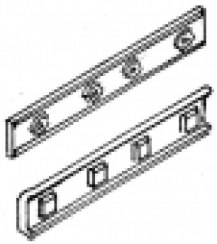 H0 Bahnausstattung NS Schienlasche für Code 75