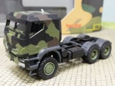 H0 mili BRD BW LKW Iveco Trakker, geschützt 6x 6, Sattelzugmaschine, Flecktarn, etc............................................