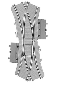 0 Doppel Weiche 635mm