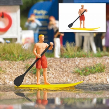 H0 Geländegestaltung Stand Up Paddling, Figur, Sportgerät, etc.......................................................