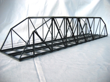 H0 BK 50- 2 Bogenbrücke grau, 2gleisig, 50x 10,8x 9,8cm, etc...................................................