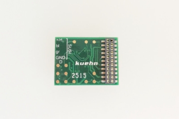 TT elektro Kühn Decoder T62- 21, Funkt.6x, RaiCom, Susi, MTC21, NEM 660, etc....................................................................