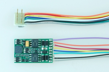 TT elektro Kühn Decoder T65 P Stecker pol.8  ,Funkt.6x, RailCom, Susi, etc......................................................................................