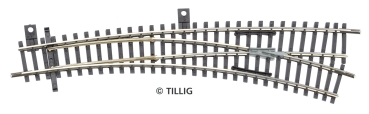 TT BS Modellgleis Innenbogenweiche rechts IBW