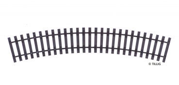 H0 Gleismaterial Schwellenband gebogen R41  R543 30°, etc........................................................................