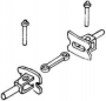 H0 Zurüstteile BS MS Schmalspur,  Trichterkupplungen mit Haken, eckiger Ausführung, St.2x