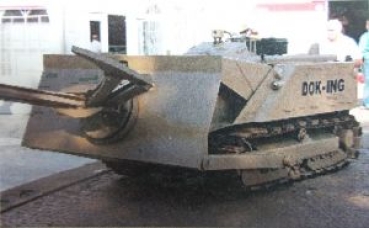 H0 mili USA BS Roboter M 160 Mini Clearing Dozer, etc.............................................................................................................................................................