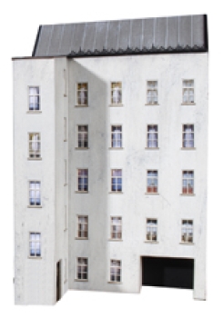 H0 Gebäude BS Hinterhoffassade, Anbau, Fenster 5, 170x 105x 280mm, etc........................................................................