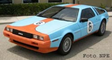 H0 D PKW De Lorean DMC Gulf Racing Design