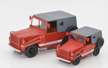 H0 D Einsatzfahrzeuge Feuerwehr neutral, IFA P3,  Kübelwagen, etc...........................