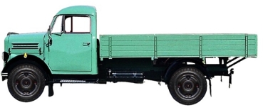 H0 D LKW Borgward LKW 1250 Hochpritsche, grün, 2A,  Ep.III, etc....................