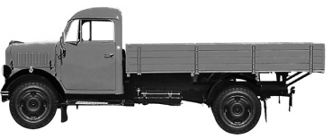 H0 D LKW Borgward LKW 1250 Hochpritsche, grau, 2A,  Ep.III, etc...................