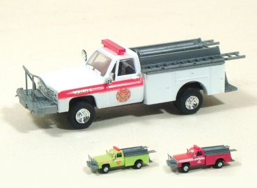 H0 Einsatzfahrzeuge USA Brush Fire Truck RED, etc.........................................................................................................