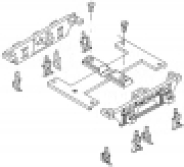 H0m Zurüstteil BS MS D DR HSB PRI Drehgestell für historische Wagen mit Radsätze