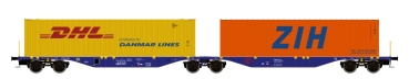 H0 D PRI Containertragwagen Sggmrss´90, 4A, Ep.VI, CBR, DHL, ZIH, etc..................