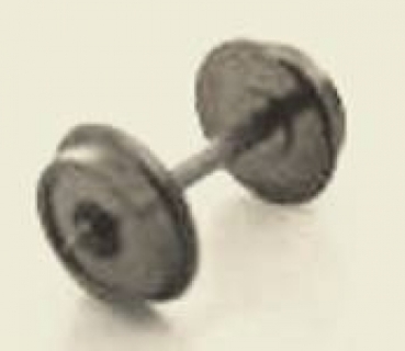 TT Ersatzteile BS MS Radsatz 8mm, AQchse 18,5mm, mitt. isoliert, Spitzengelagert, vernickelt, etc...........................