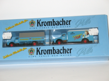 H0 LKW Set 2x " Krombacher Pils ", etc.....................................................................................................................................................