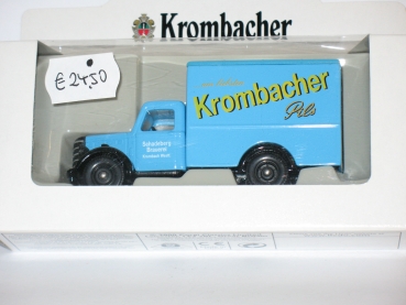 0 LKW mit Kofferaufsatz "  Krombacher Pils ", etc..............................................................................................