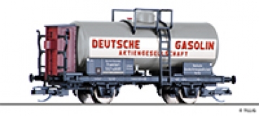TT D DRG Kesselwagen mit Bremserhaus,  2A,  Ep.I,  " Gasolin ", etc..........................................................................................