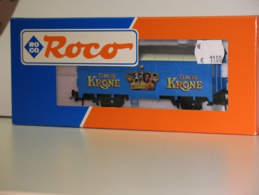 H0 Güterwagen Flachdach Cirkus Krone, 2A, etc............................................