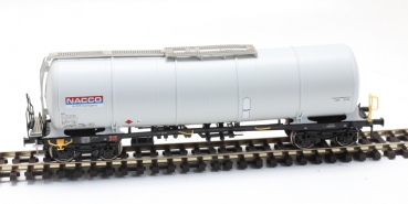 TT Nacco 1 Kesselwagen mit Bühne Zans 88, 4A, Ep.VI, silber, etc...................................