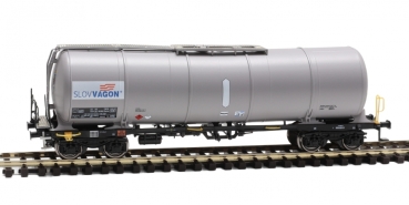 TT Kesselwagen mit Bühne, Zacns 88, Slovvagon, 4A, Ep.VI, grau, etc.............................................