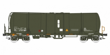 TT mili Kesselwagen mit Bühne, Zacns 88, 4A, Ep.VI, grün, etc..............................................