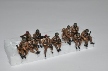 H0 mili Figuren GB Britische Fallschirmjäger, ausgerüstet, etc...................................................................................