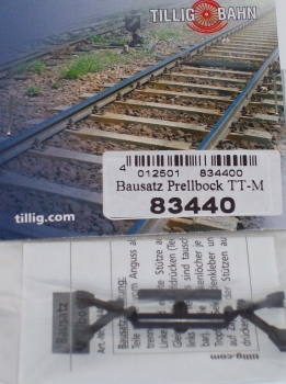 TT BS Modellgleis Prellbock ohne Gleis