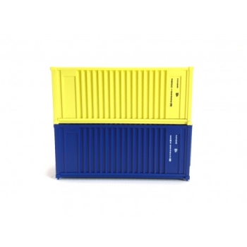 Zurüstteile Container Set 20- 3, " St.2, blau, gelb
