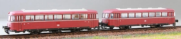 TT D DB Schienenbus Set  VT 98 9782 + VB 98 2256, 2A, Ep.III, NEM 651,