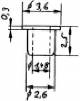 H0 Ersatzteil BS KS Isolierbuchse mit 1,48mm Innendurchmesser für Räder