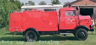 H0 D LKW Borgward B 2500 TLF 8 Graaff- Elze Aufbau Feuerwehr