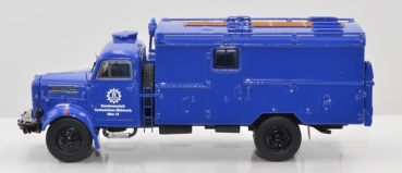 H0 D LKW Borgward B 4500 LKW A/ D GKW THW Bremen, 2A,  Ep.III, Besatzungskennzeichen, etc.................