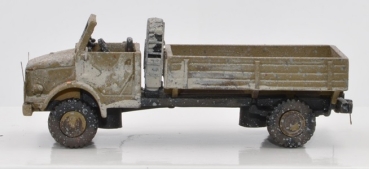 H0 D LKW Borgward B 2000 A/ D gl Zivilschutz, Pritsche Khakibraun, verschmutzt, 2A,  Ep.III, etc.................