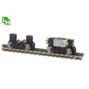 H0 Halling Ersatzteile Drehgestellantrieb für H0, Achsstand 27, Rad- D= 9mm, 12V, kein Haftreifen, etc.................................